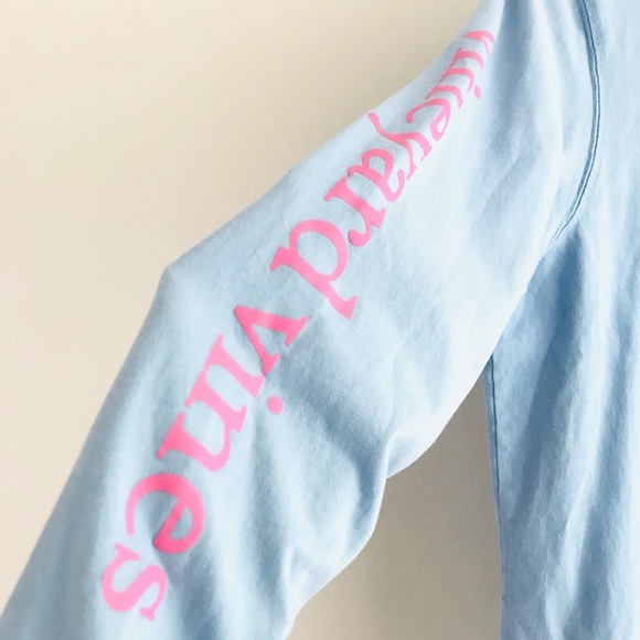 Vineyard Vines | Pullover Long Sleeves Tee Womens M Blue Crewneck Cotton - Picture 5 of 10